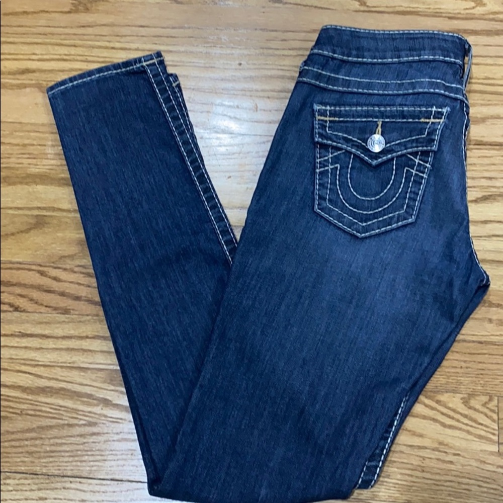 True Religion Big T Straight leg jeans